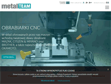 Tablet Screenshot of metalteam.pl